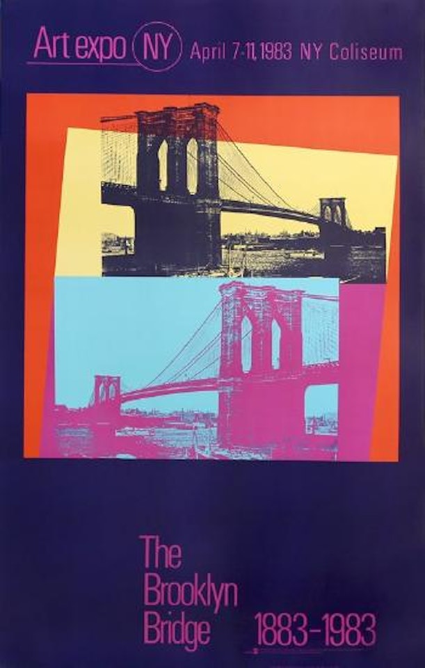 The Brooklyn Bridge by Andy Warhol