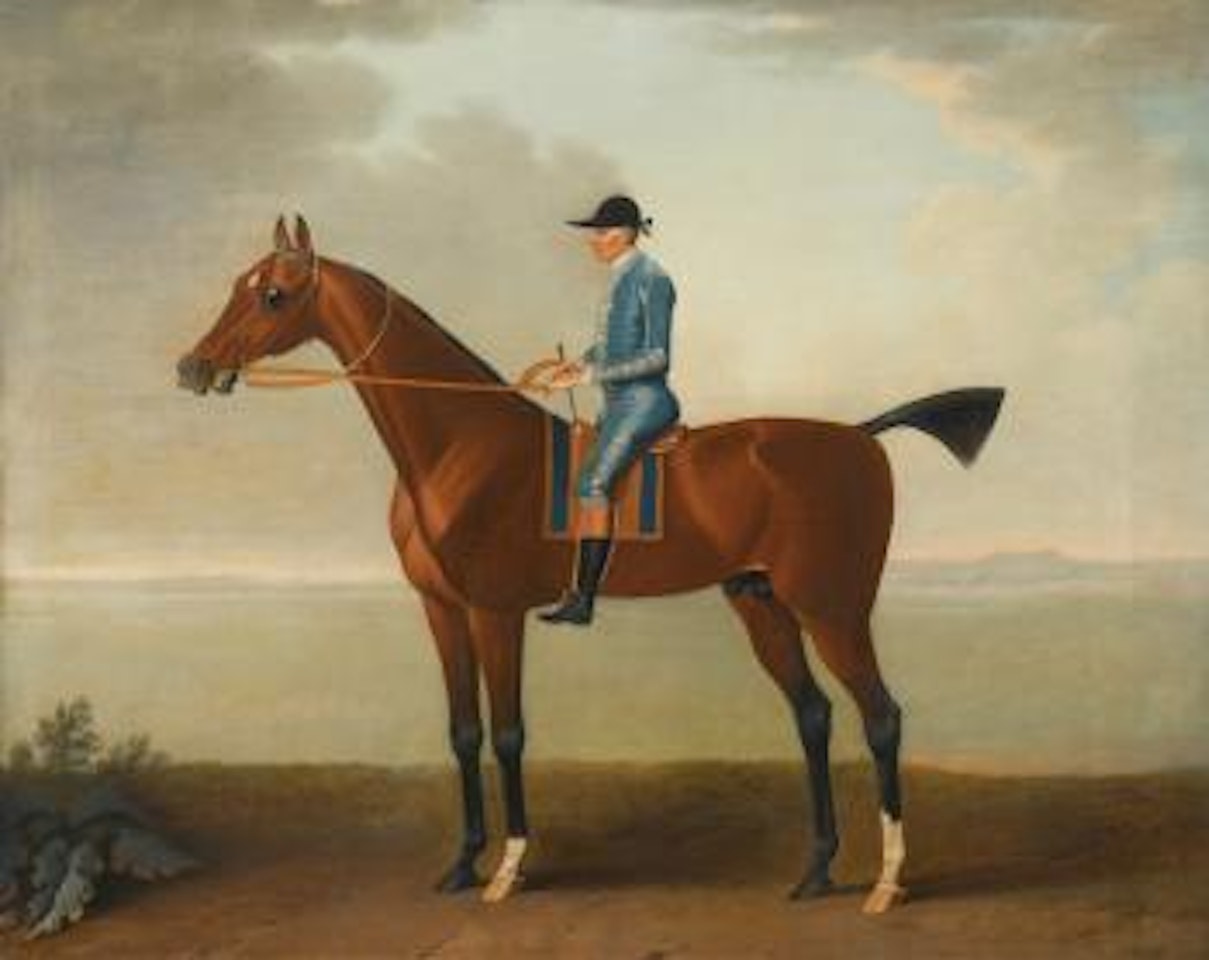 Lady O'Brien's Horse with Jockey Up by John Wootton
