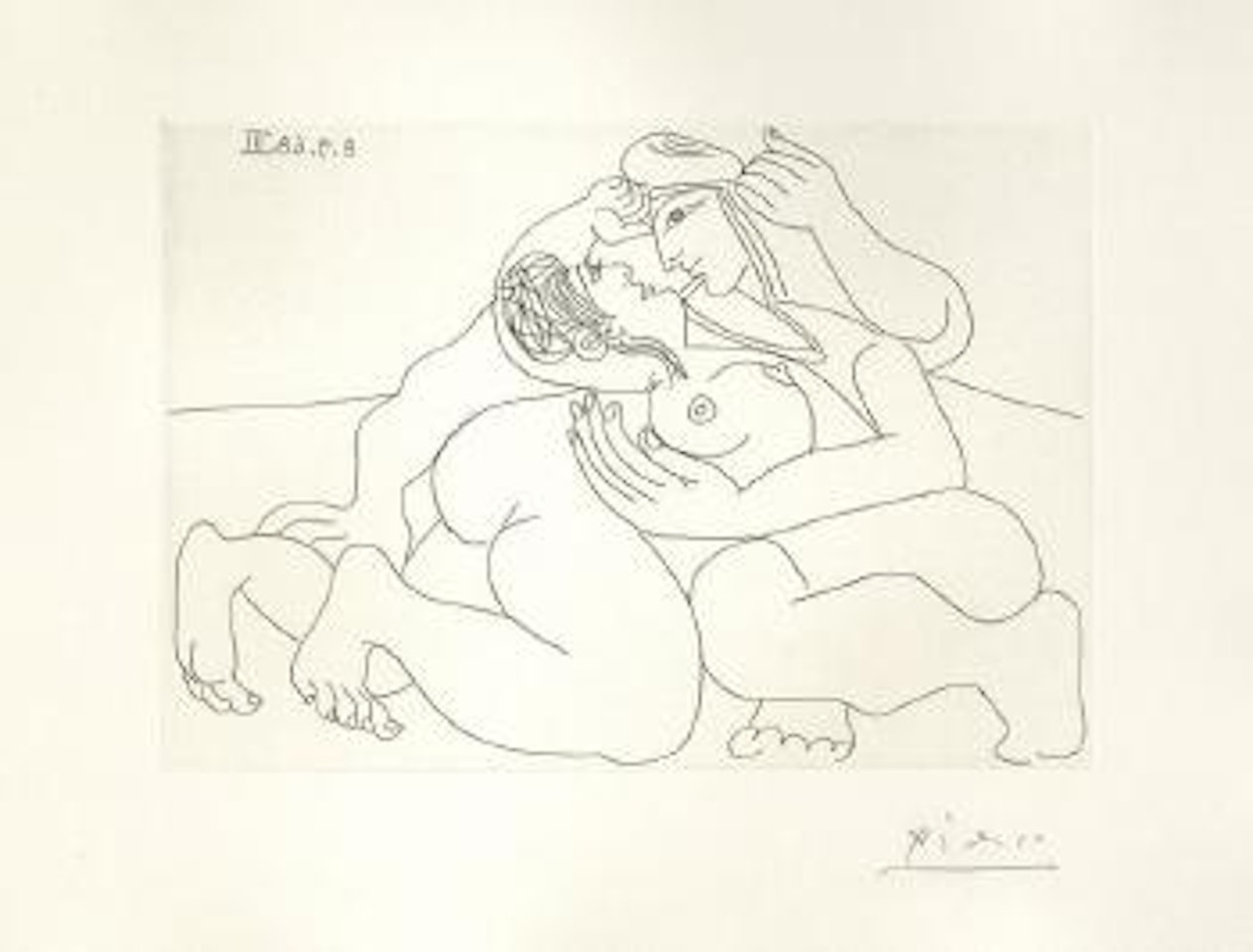 RaphaÃ«l et la Fornarina by Pablo Picasso