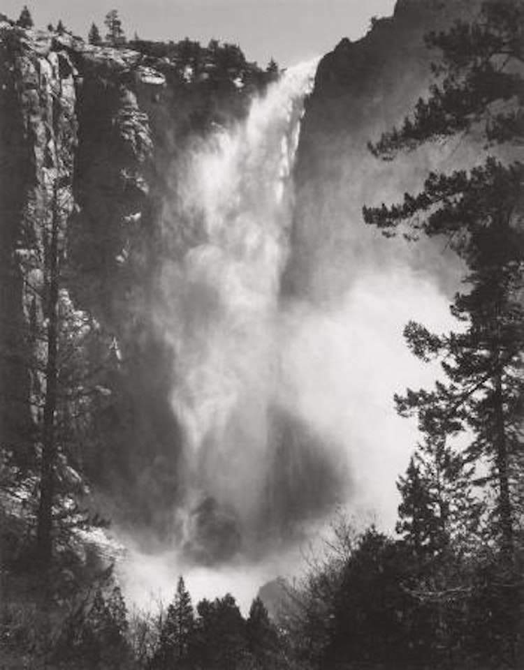 Bridalveil Fall, Yosemite National Park by Ansel Adams