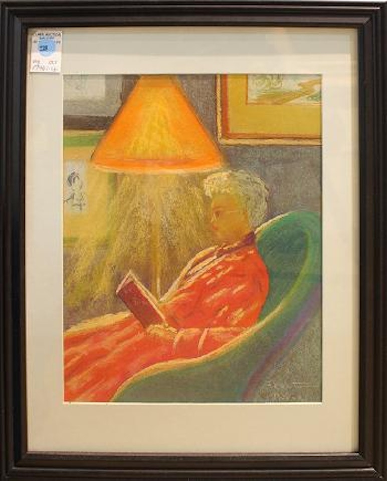 Woman reading by Serge Férat