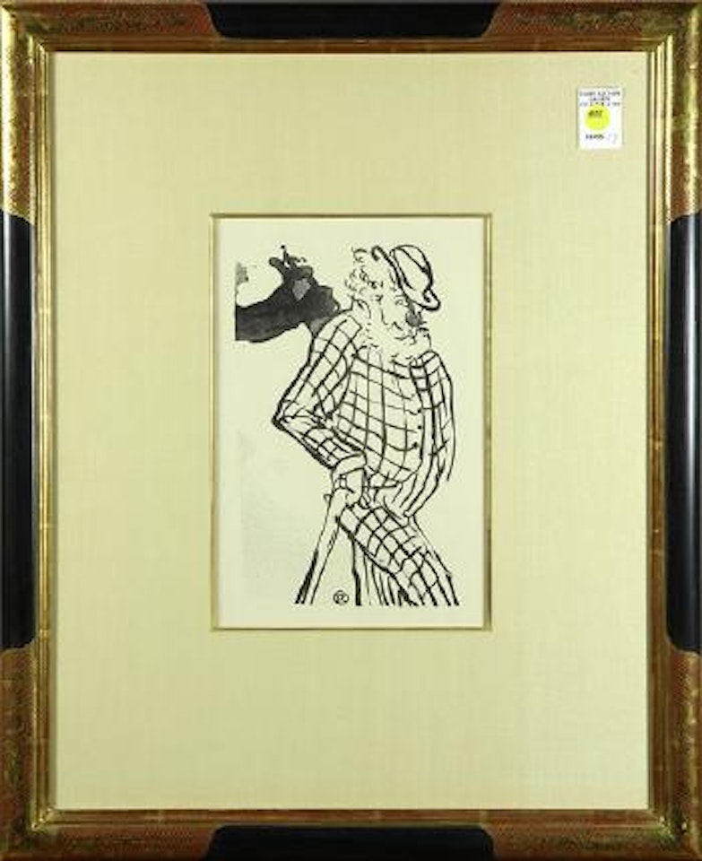 Comique Excentrique Anglais, plate 11 (from Le Caf Concert series) by Henri de Toulouse-Lautrec