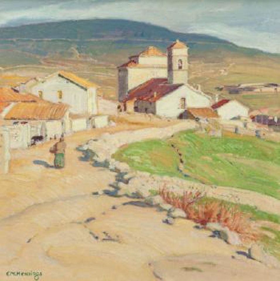 Spanish Town -- Cercidilla by Ernest Martin Hennings