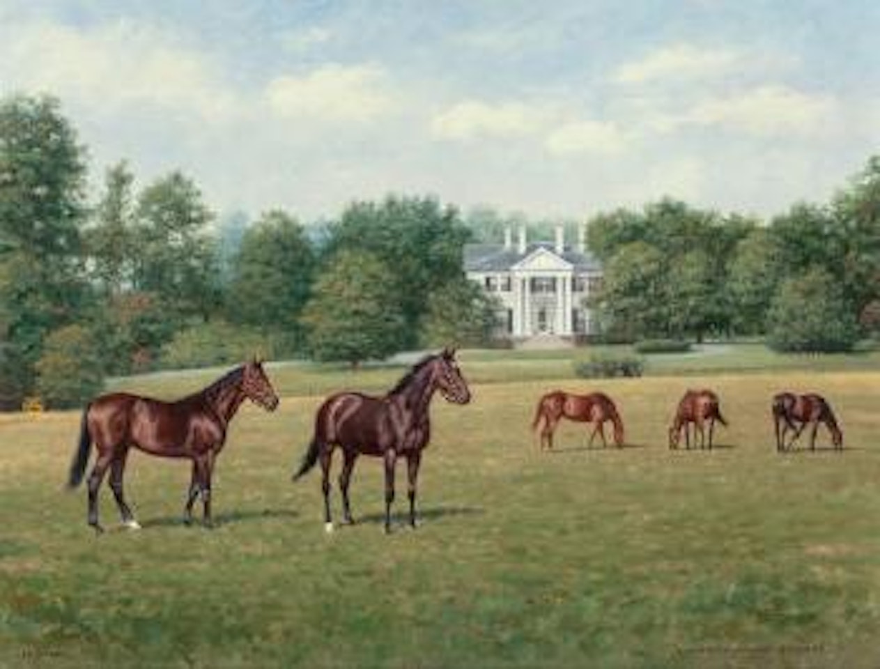 Claiborne Farm, Kentucky by Richard Stone Reeves