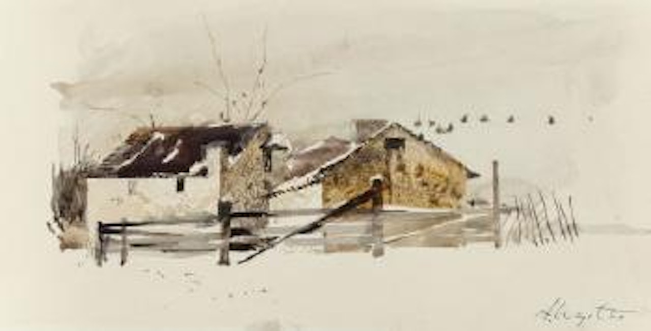 The Mill, Study by Andrew Wyeth