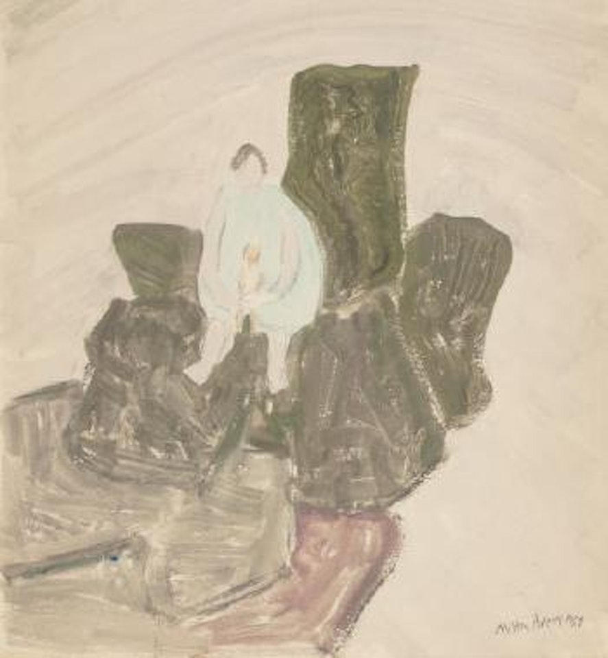 Madonna of the Rocks by Milton Avery