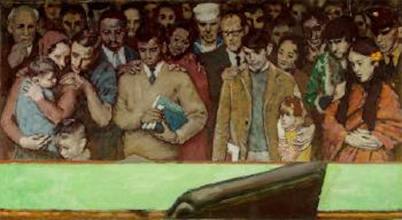 The Right to Know, Look magazine preliminary by Norman Rockwell