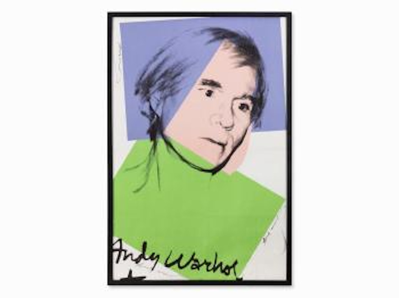 Poster Self Portrait by Andy Warhol