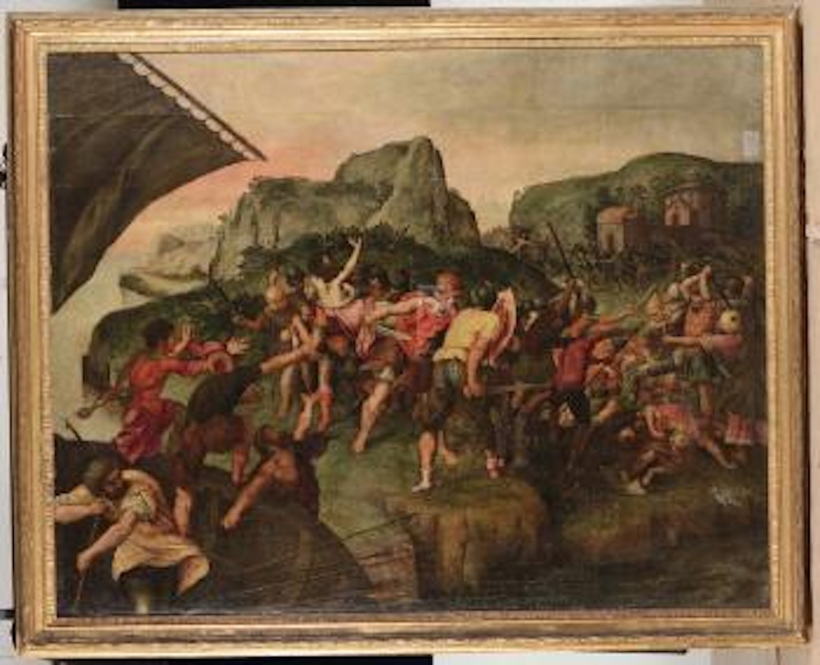 Ratto delle Sabine by Roman School