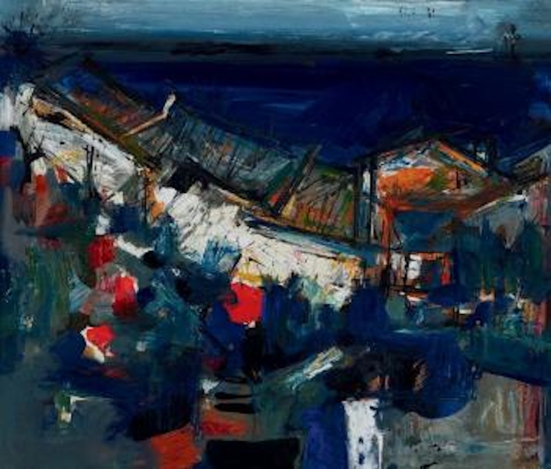 Paysage by Sayed Haider Raza