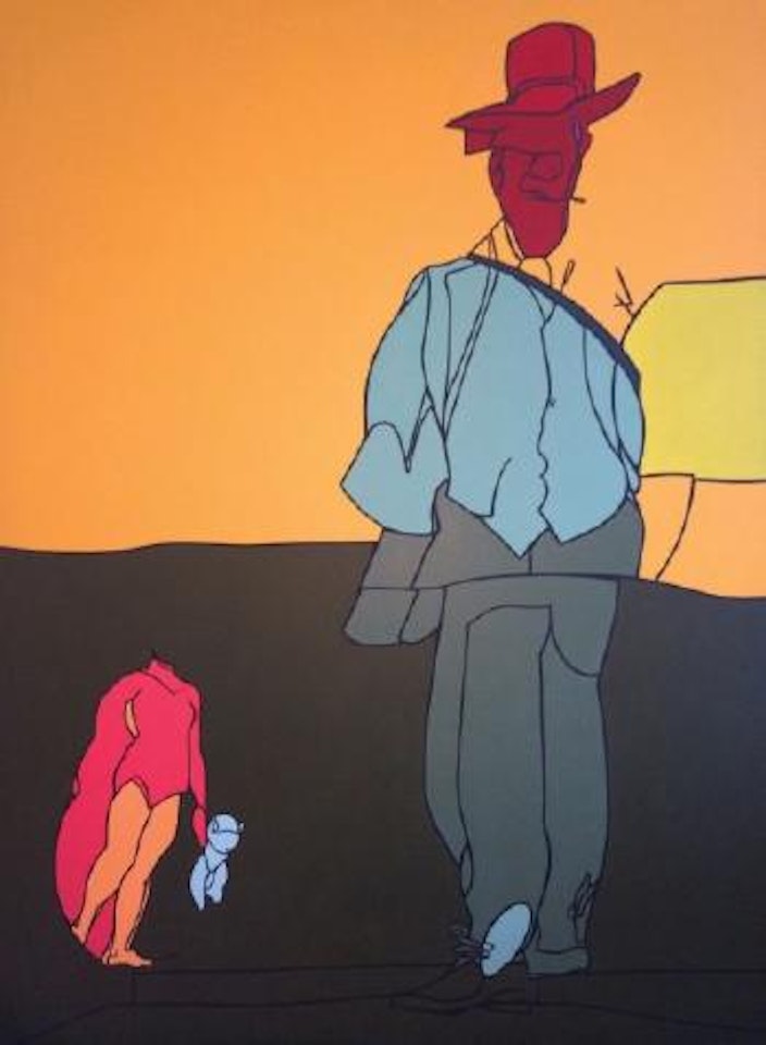 Le front populaire by Valerio Adami