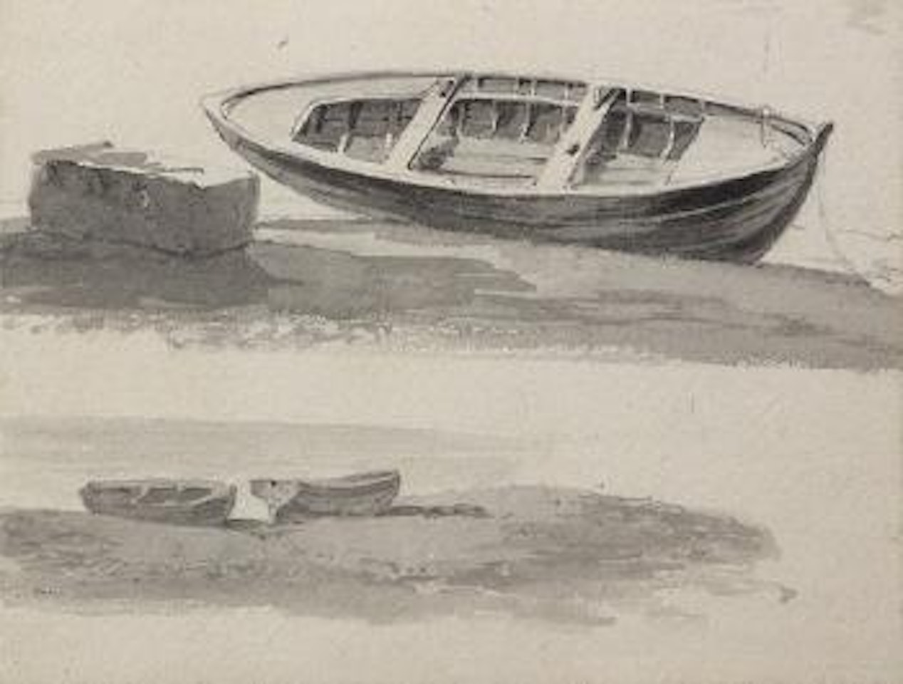 Study of boats by Joseph Mallord William Turner