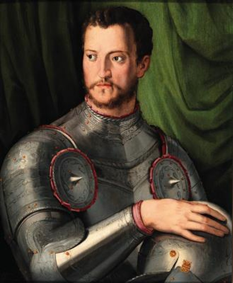 Portrait of Grand Duke Cosimo I in Armour by Bronzino
