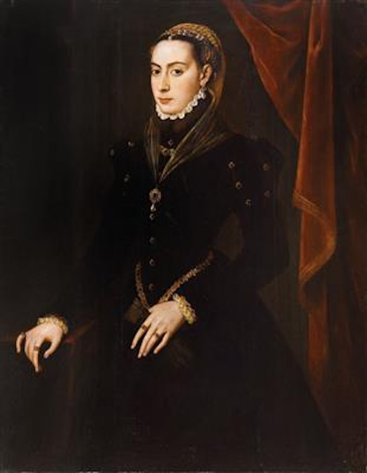 Portrait of a noble woman by Spanish School