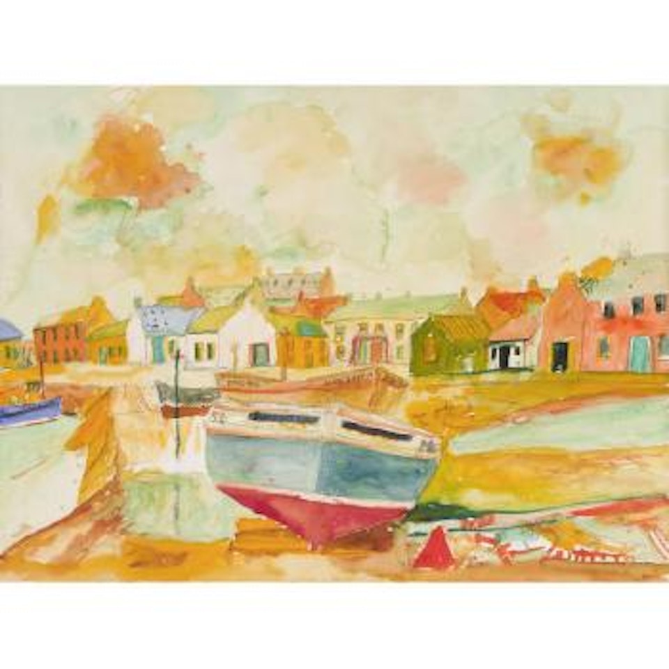 Harbour, Possibly Johnshaven by John Bellany