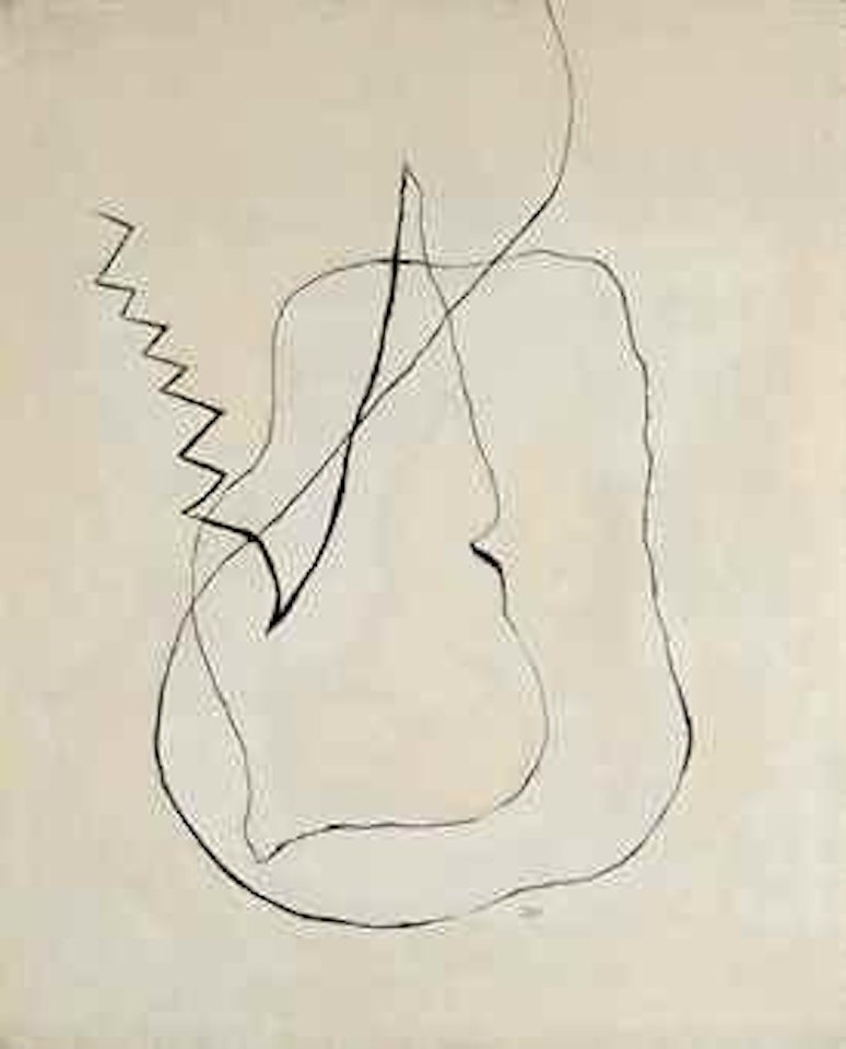 Le cheval de cirque by Joan Miró