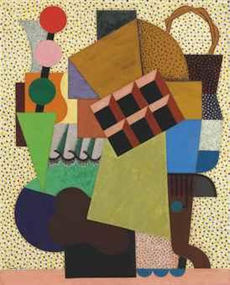 Composition aux trois boules by Auguste Herbin