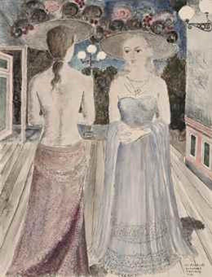 Les rivales by Paul Delvaux