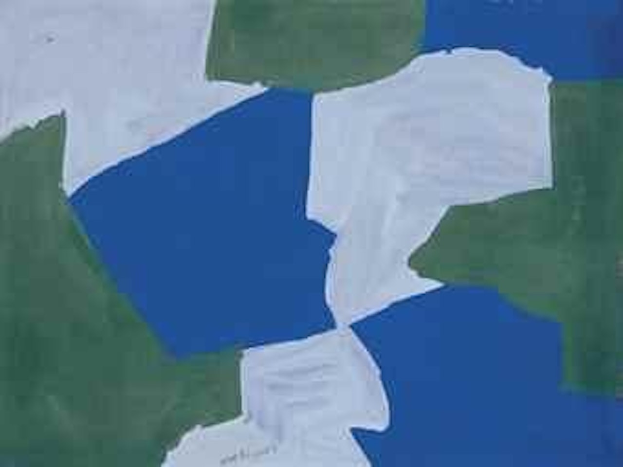 Vert et bleu by Serge Poliakoff