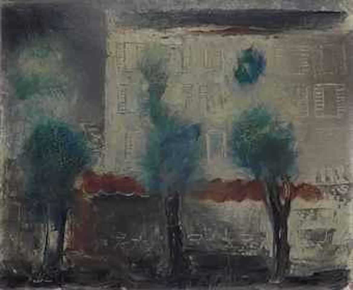 La terrasse de café by Jean Fautrier