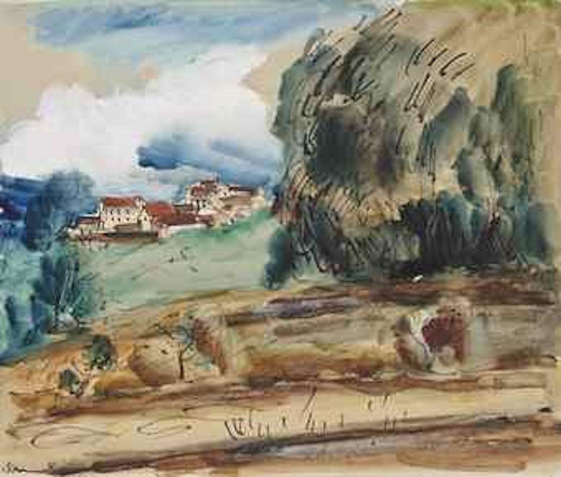 Paysage boisé by Maurice de Vlaminck