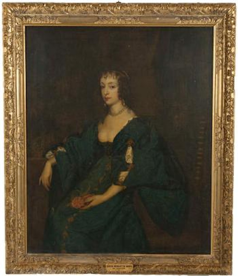 Portrait of Henrietta Maria, Queen Consort of England, Scotland and Ireland by Anthony van Dyck