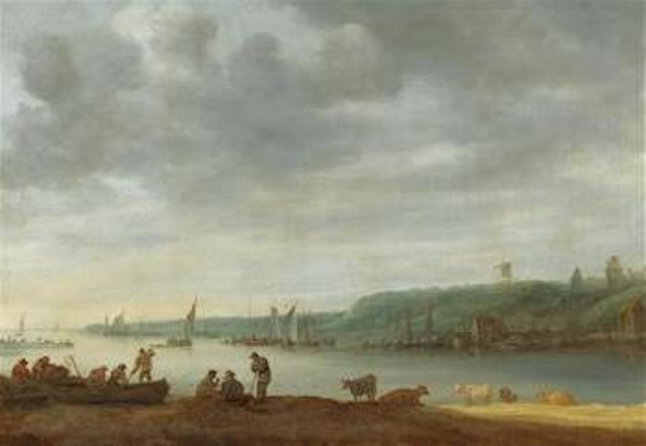 The Waal River near Nijmegen by Jan van Goyen