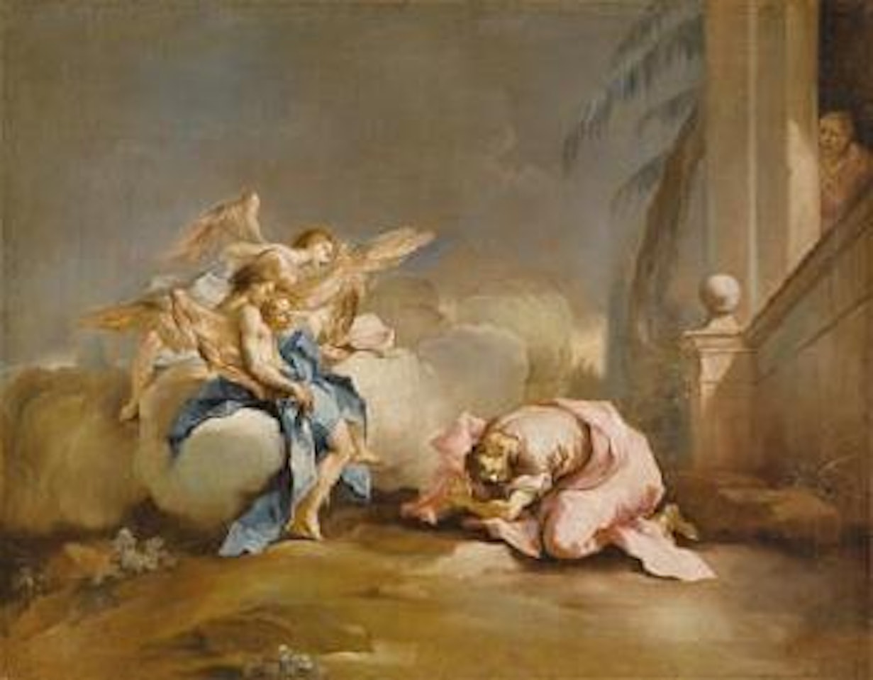 The Angels Appearing to Abraham by Francesco Guardi
