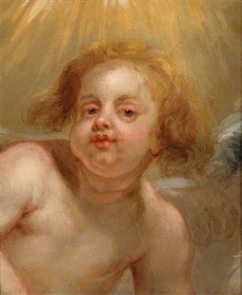 Study of a putto by Peter Paul Rubens