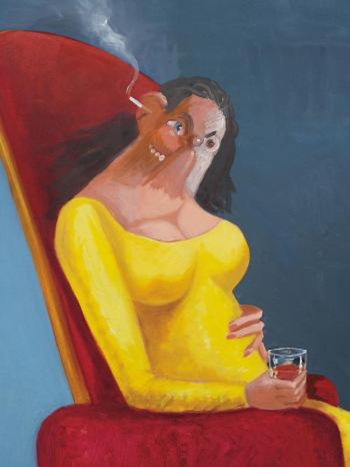 Stranger on a Plane by George Condo