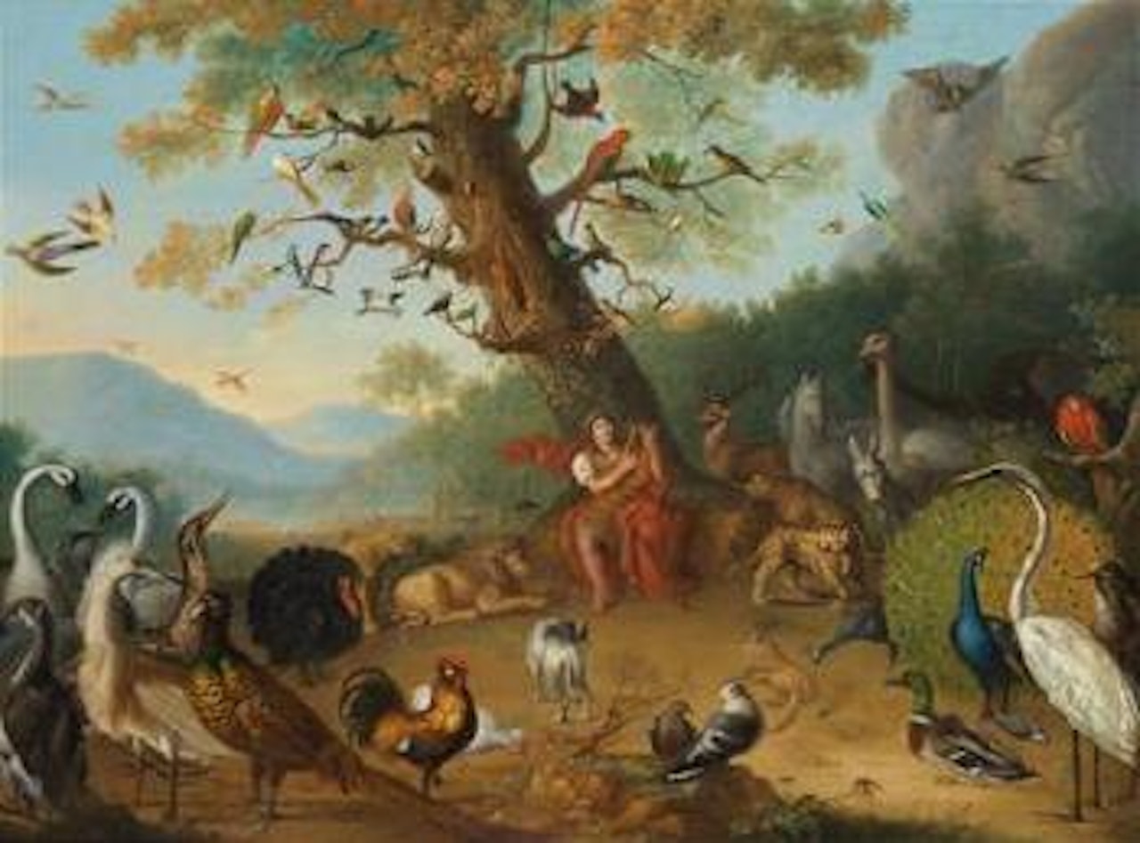 Orpheus Enchanting the Animals by French School