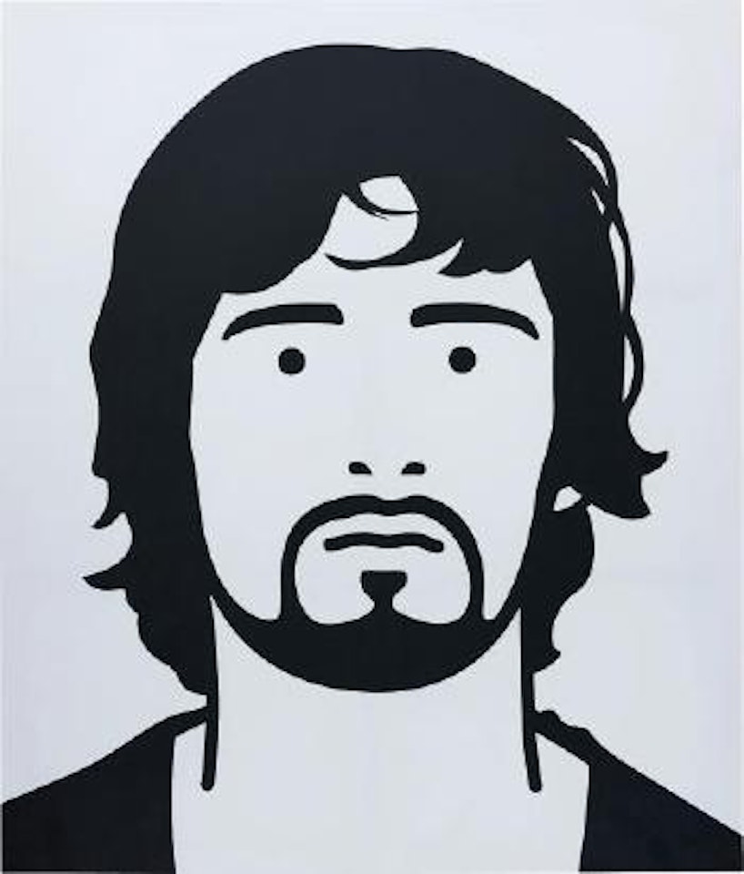 Gary Popstar by Julian Opie