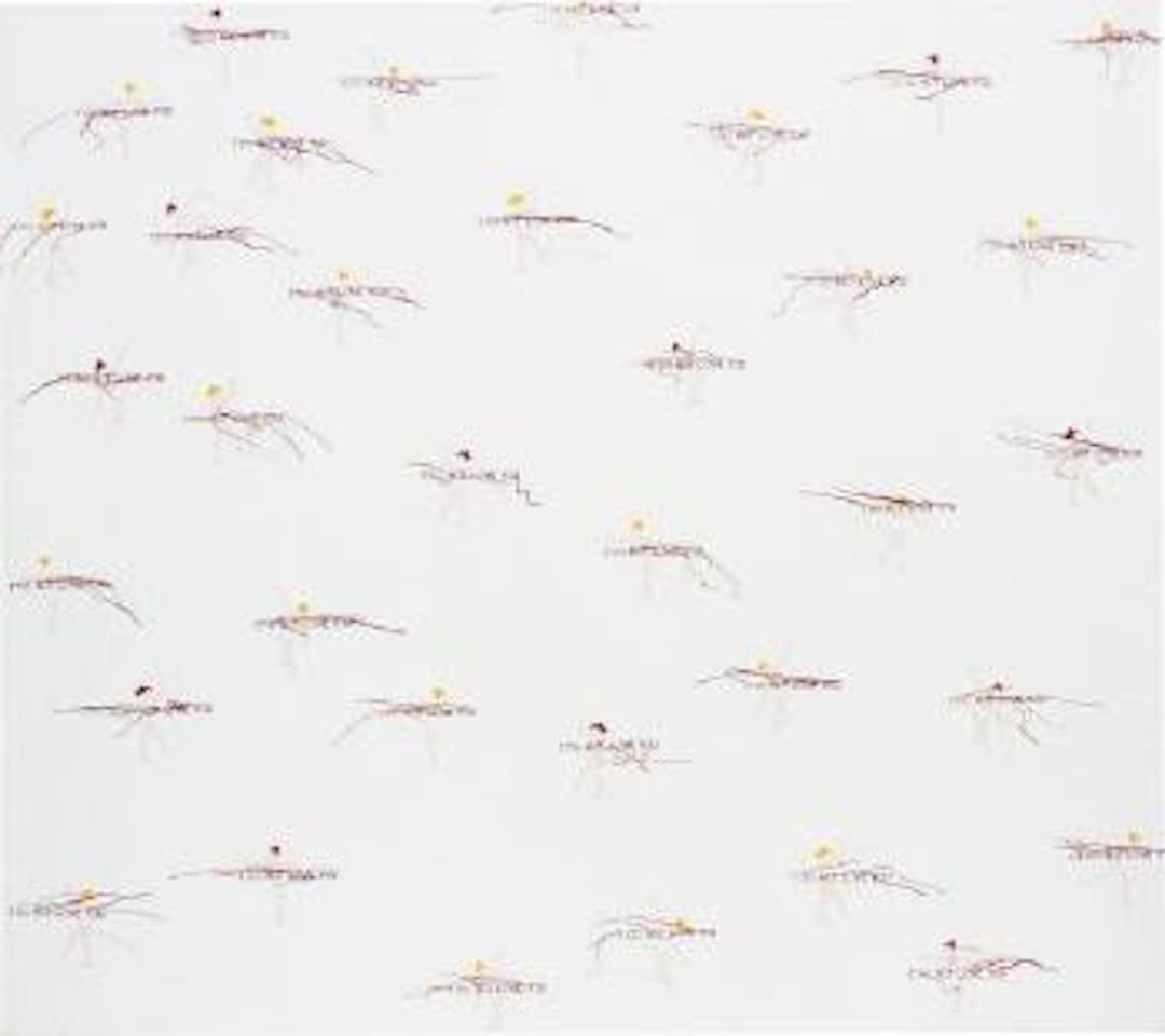 I Do Not Love You by Ghada Amer