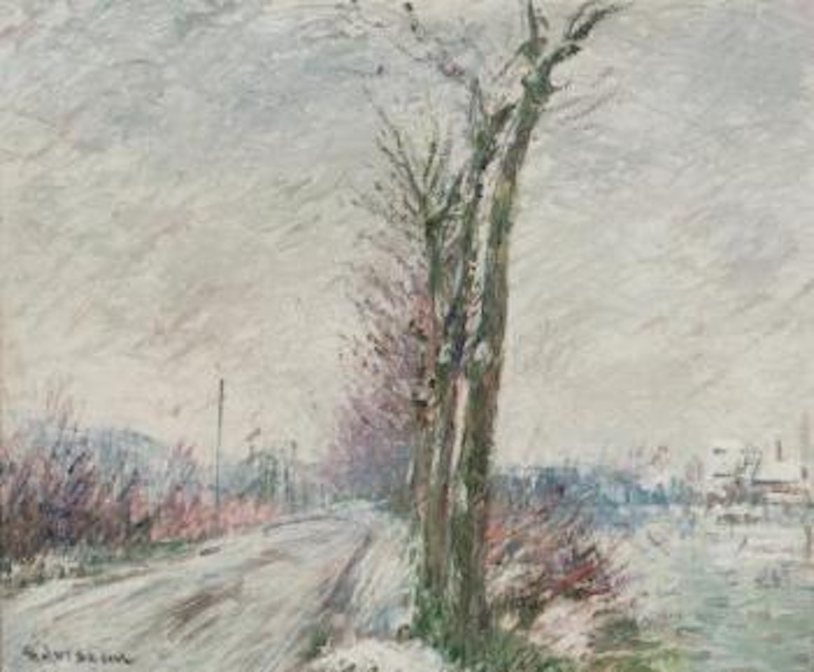 Le quai de Pothuy à Pontoise by Gustave Loiseau