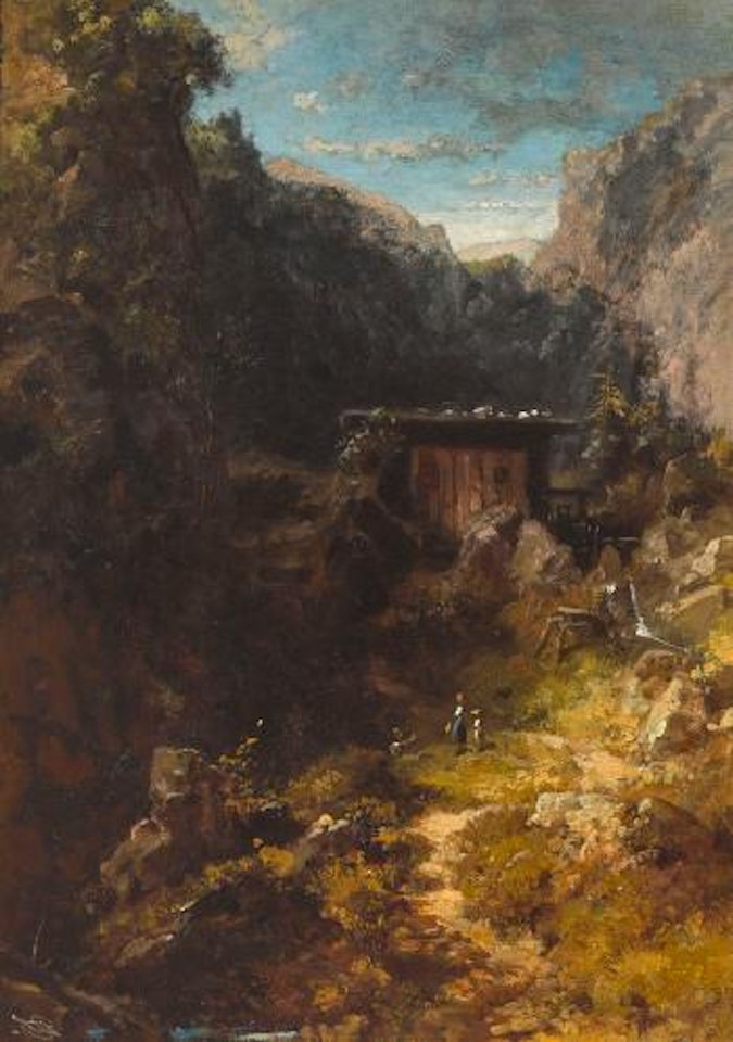 Gebirgsmühle by Carl Spitzweg