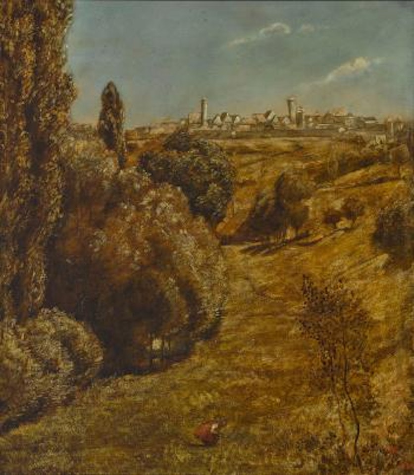 Taubertal mit Blick auf Rothenburg by Hans Thoma