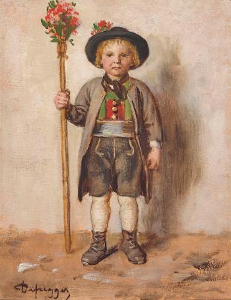 Der Hochzeitslader by Franz von Defregger