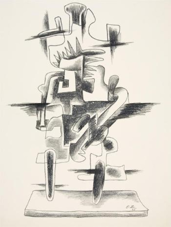 Le Merveilleux Radeau by Ossip Zadkine