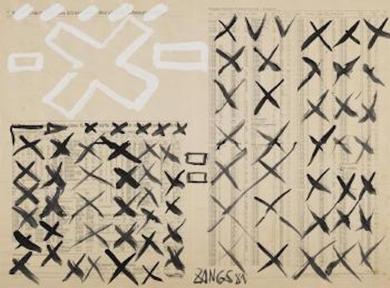 Ohne Titel by Herbert Zangs