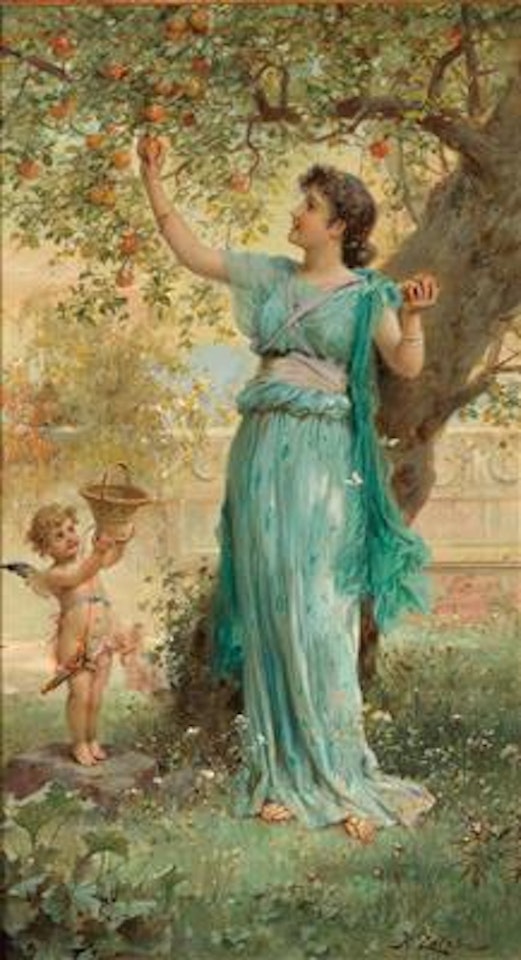 Süße Äpfel (Sweet Apple) by Hans Zatzka