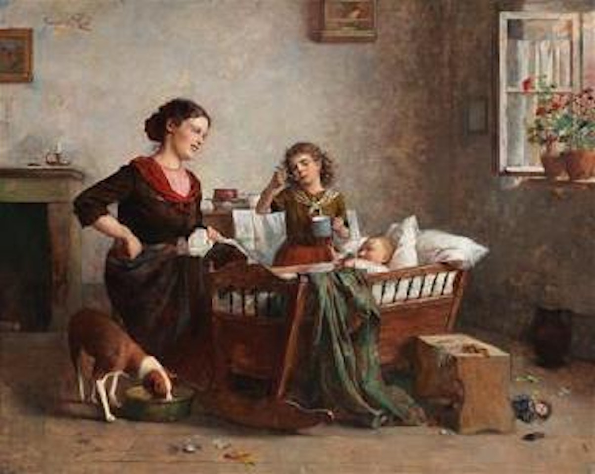The young taster by Edmund Adler