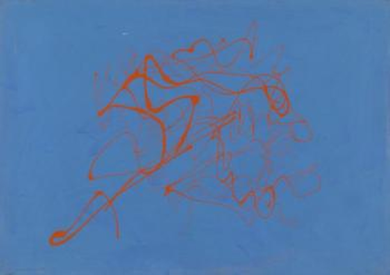 Itinerari (azzurro) by Giulio Turcato