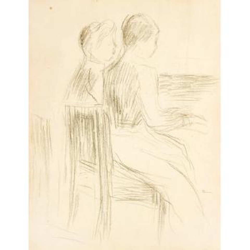 Deux jeunes filles au piano (Yvonne et Christine Lerolle) by Pierre-Auguste Renoir