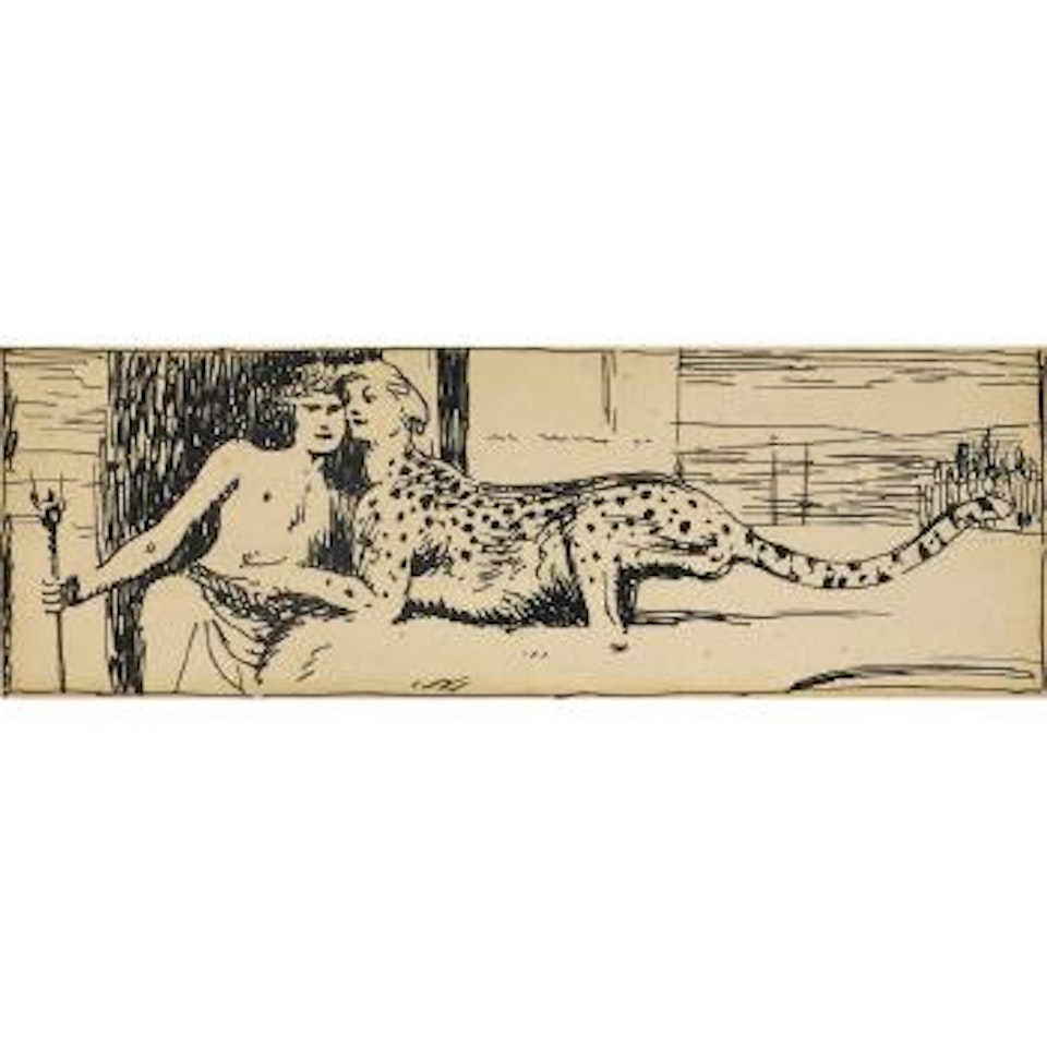 Study for Caresses by Fernand Khnopff