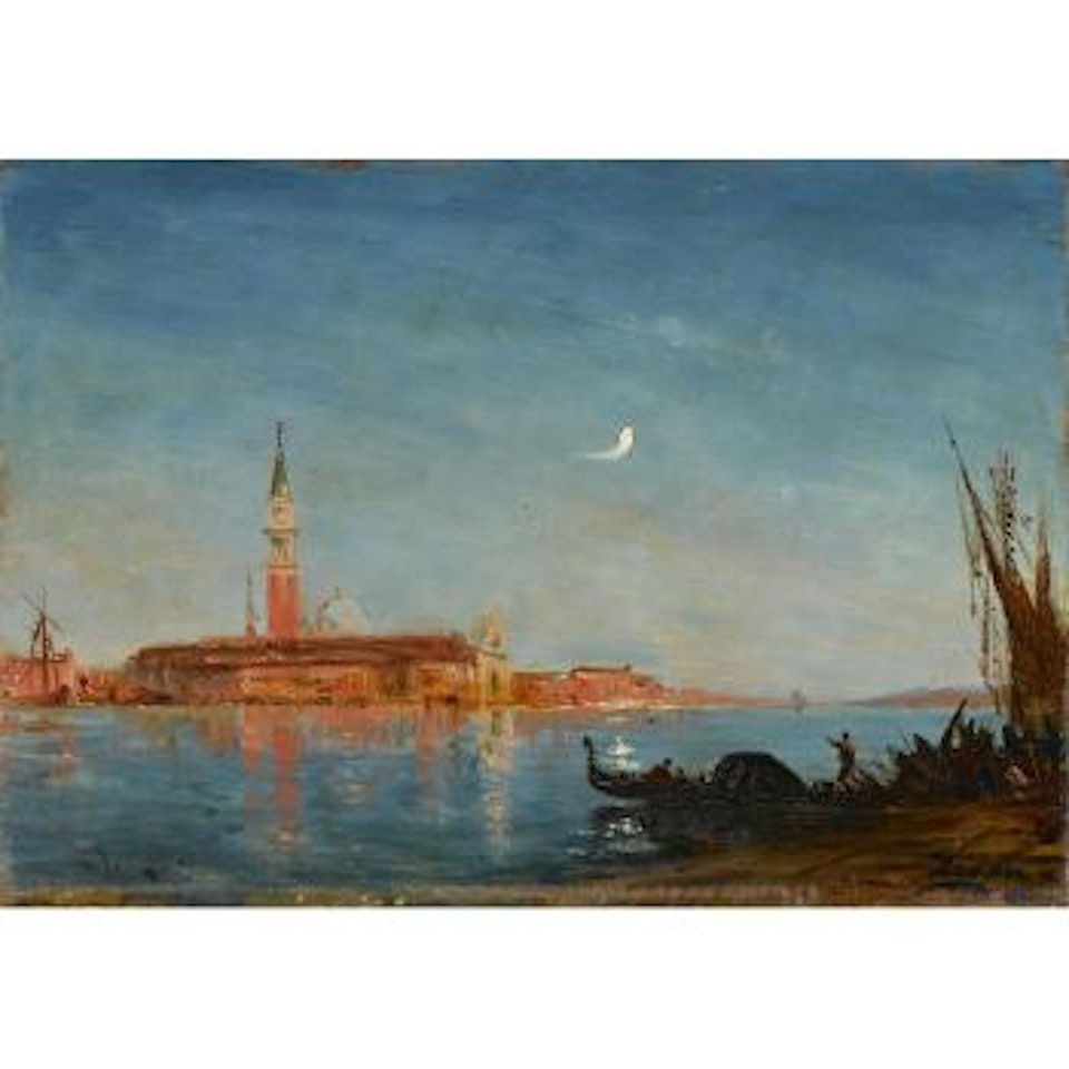 San Giorgio, Venice by Félix Ziem