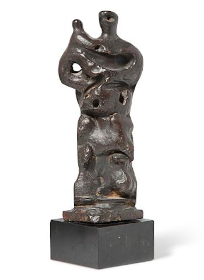 Standing Mother and Child: Holes by Henry Moore