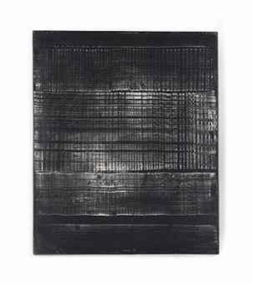 Dynamische Form, Schwarz by Heinz Mack