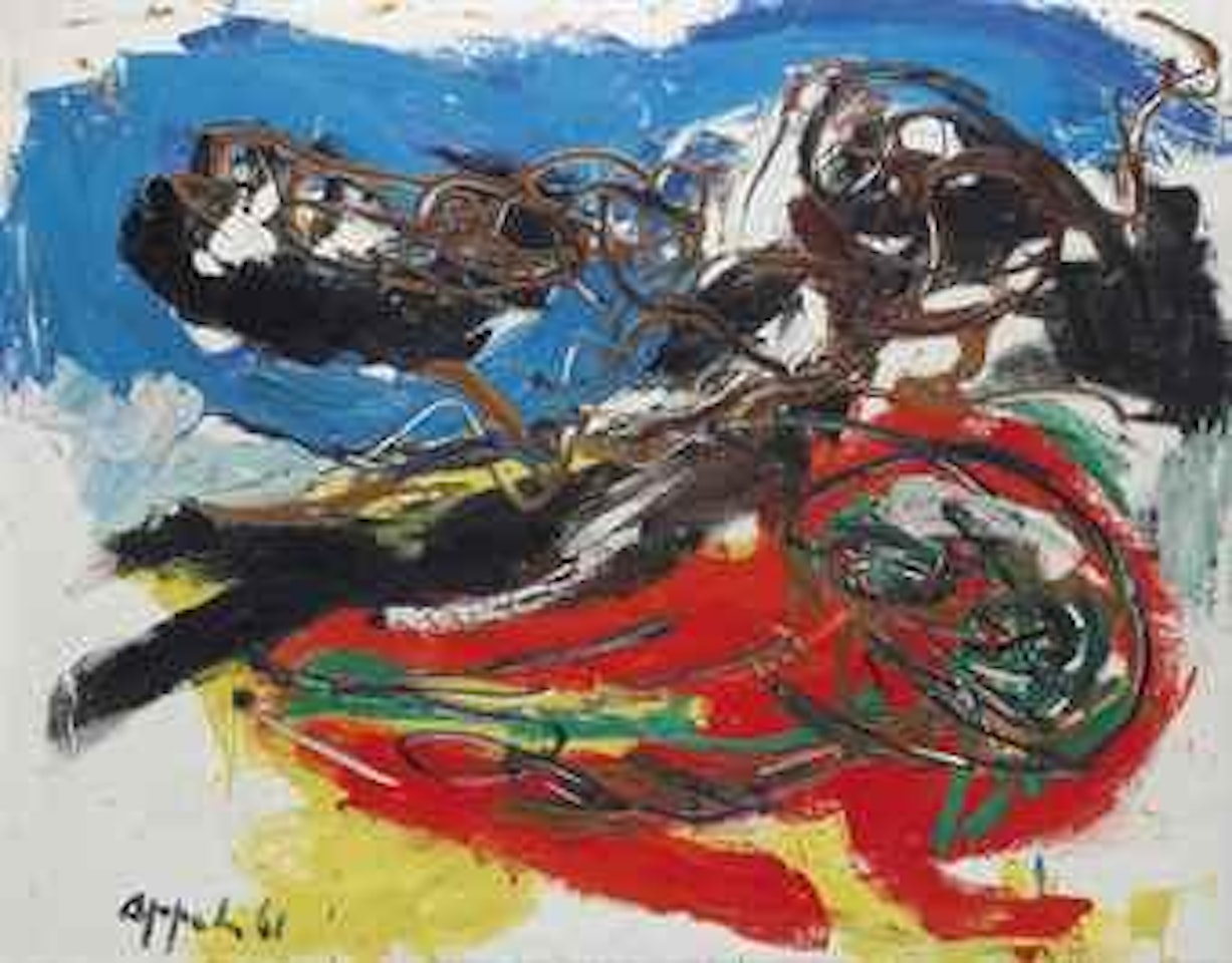 Personnage Rouge by Karel Appel