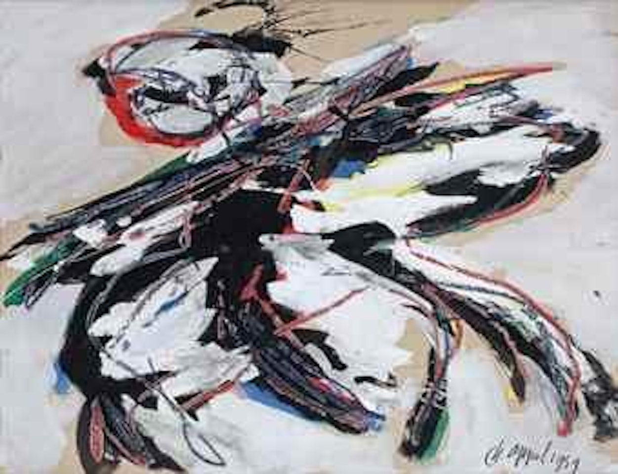 White Rider by Karel Appel