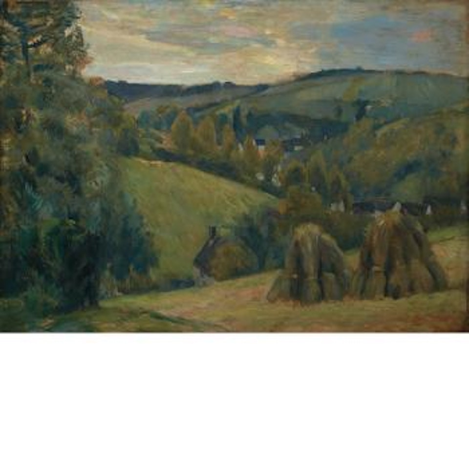 Molosmes - Soir D'automne Dans Les Vallons by Emile Bernard